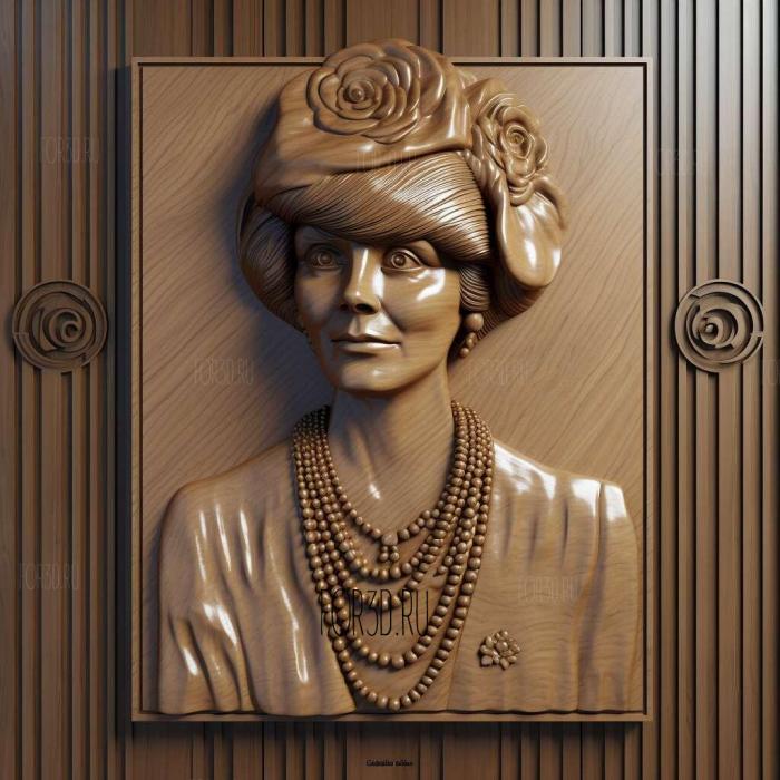 Coco Chanel 1 stl model for CNC